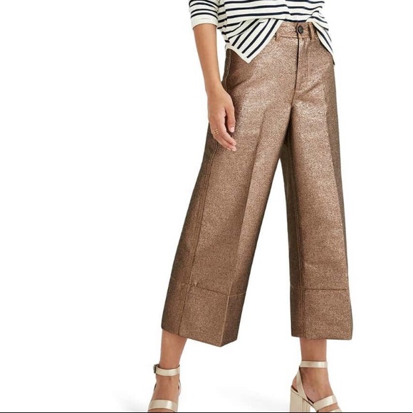 madewell gold pants